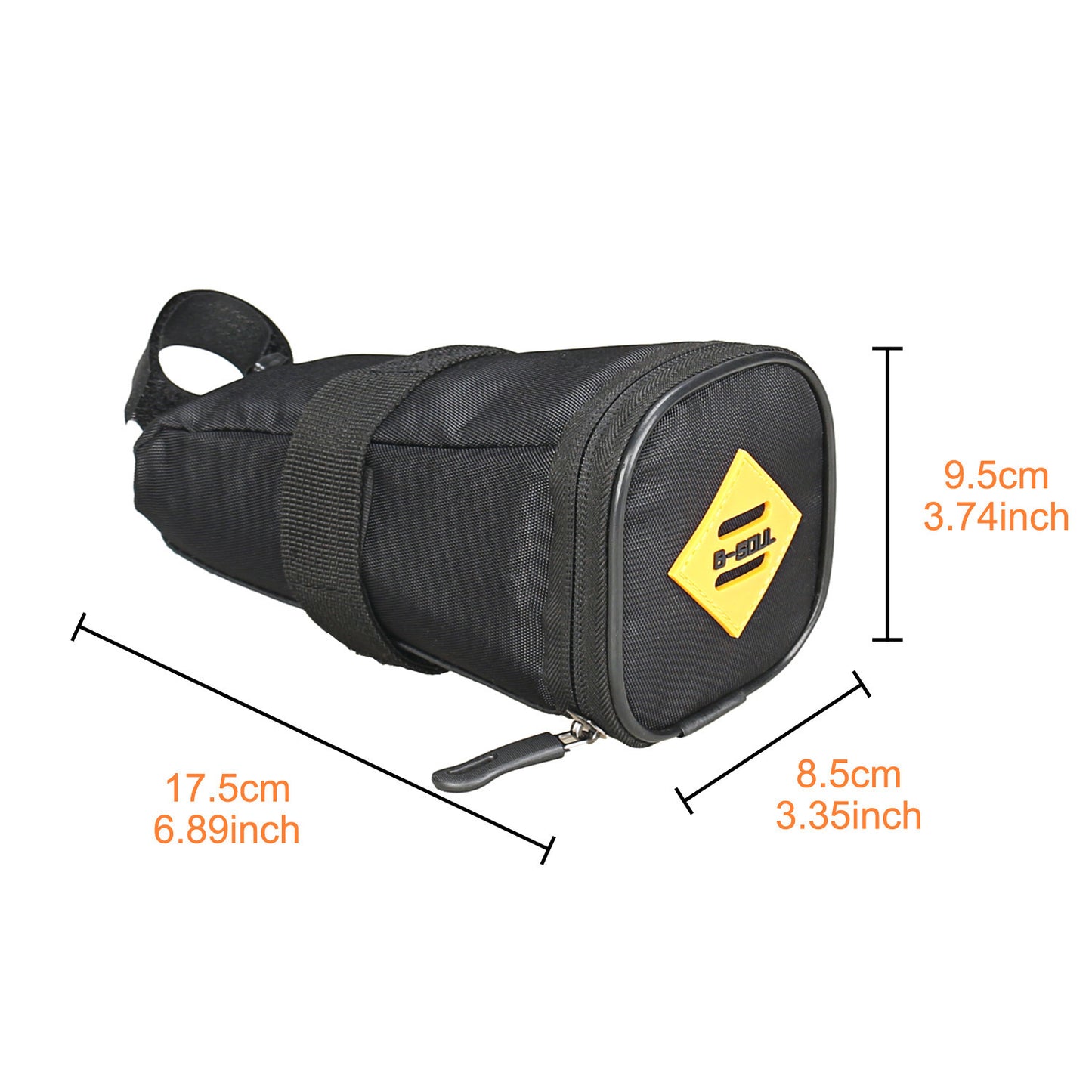 B-SOUL Mountain Folding Bike Riding Accessories Tail Bag Road Bike Anti-Splashing Bicycle Rear Seat Bag Saddle Bag