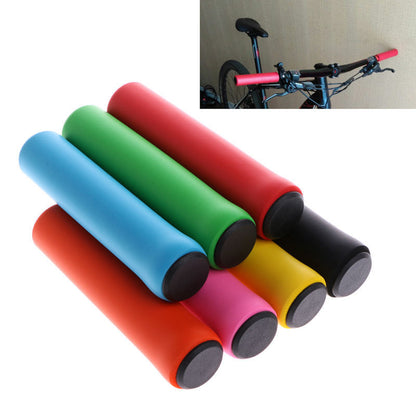 Silicone Handlebar Bicycle New Silicone Material Handlebar Mountain Bike Soft Sponge Handlebar Pair