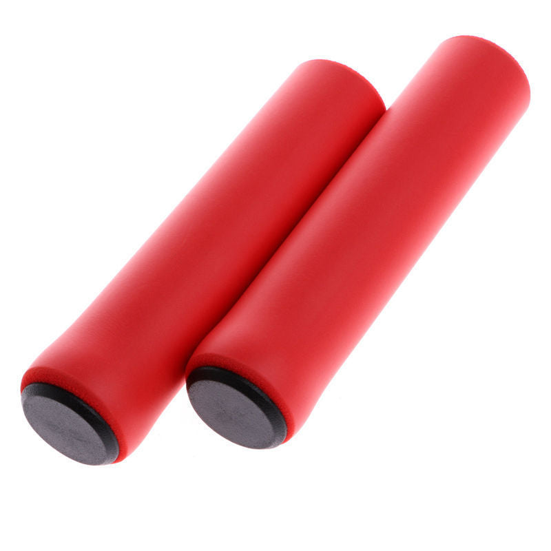 Silicone Handlebar Bicycle New Silicone Material Handlebar Mountain Bike Soft Sponge Handlebar Pair