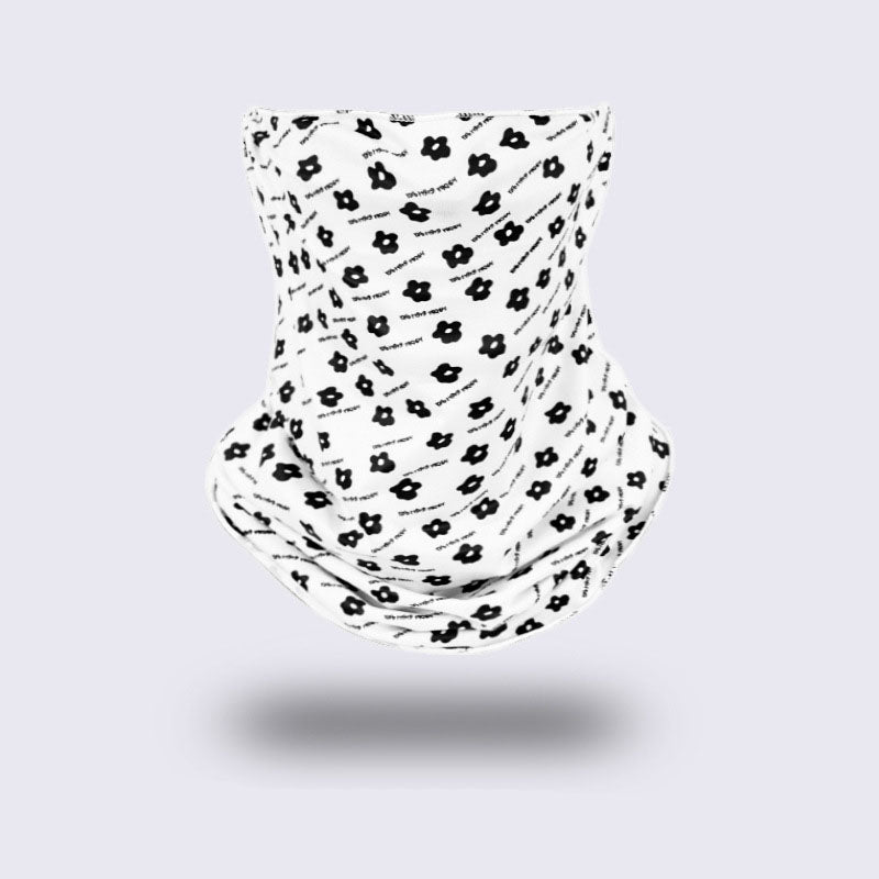 Ice Silk Ear-Mounted Mask Cycling Bicycle Sunscreen Sunshade Sports Neck Protection Breathable Neck Cover Men And Women Spring And Summer Scarf