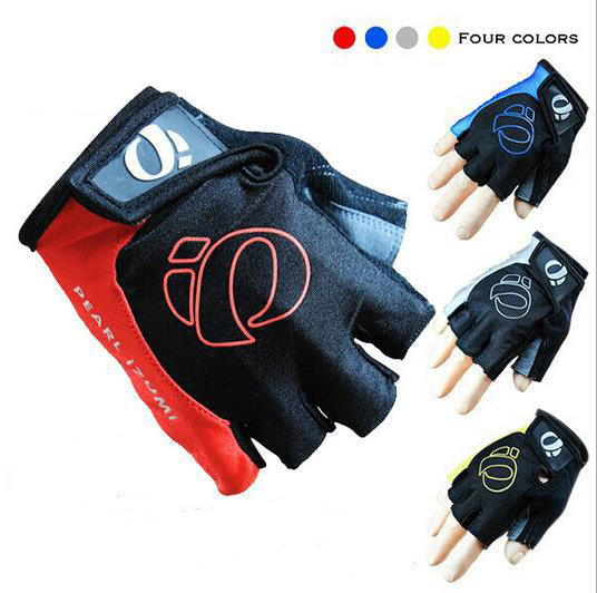 Half Finger Gloves Bicycle Road Bike Cycling Shockproof Gloves Cycling Silicone Short Finger Gloves