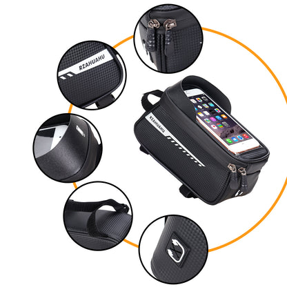 Bicycle Bag Front Beam Bag Upper Tube Bag Mountain Bike Bag Large Capacity Mobile Phone Bag Bicycle Riding Equipment