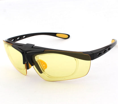 Men's Cycling Glasses Bicycle Outdoor Sports Glasses Sunglasses Flip Sunglasses 821