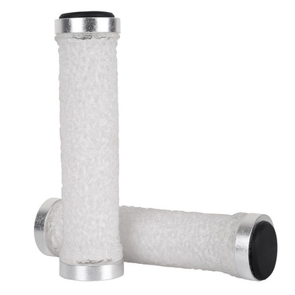 Bicycle Grip Bilateral Locking Grip Mountain Bike Silicone Crystal Grip Bicycle Accessories