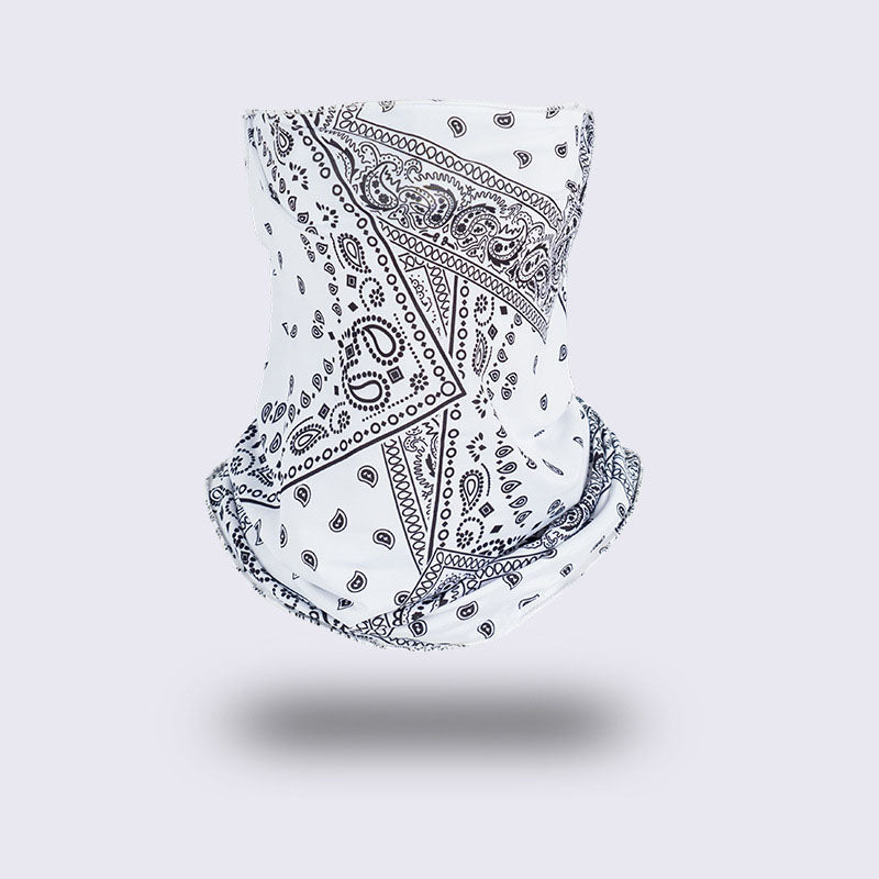 Ice Silk Ear-Mounted Mask Cycling Bicycle Sunscreen Sunshade Sports Neck Protection Breathable Neck Cover Men And Women Spring And Summer Scarf