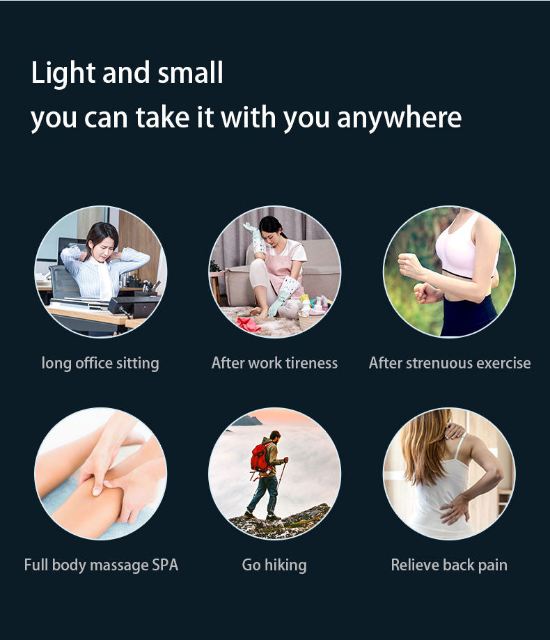 Mini Massage Gun Electric Shock Muscle Relaxation Vibration Fitness Massager For Body Neck Back Ladies Home Travel Fascia Gun