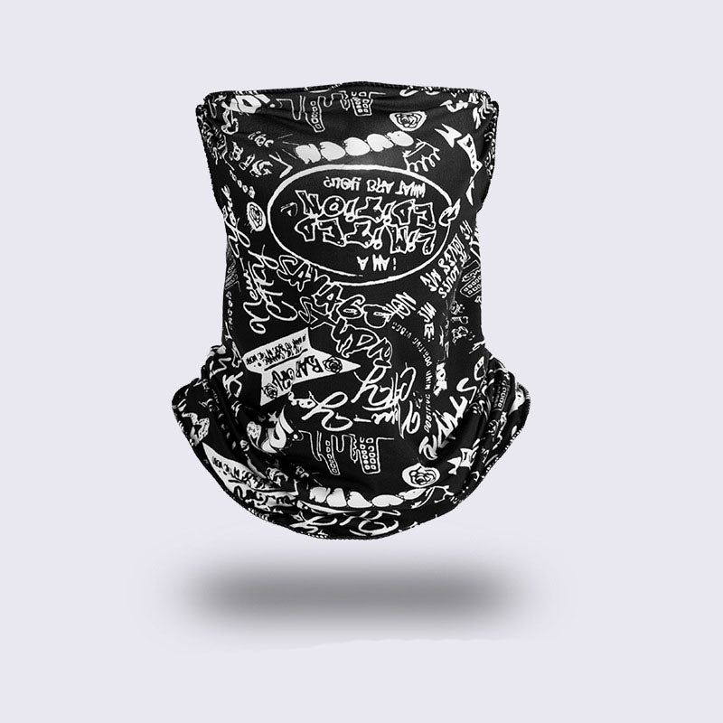 Ice Silk Ear-Mounted Mask Cycling Bicycle Sunscreen Sunshade Sports Neck Protection Breathable Neck Cover Men And Women Spring And Summer Scarf
