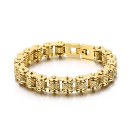 Bicycle Bracelet Titanium Steel Personalized Men's Motorcycle Chain Accessories