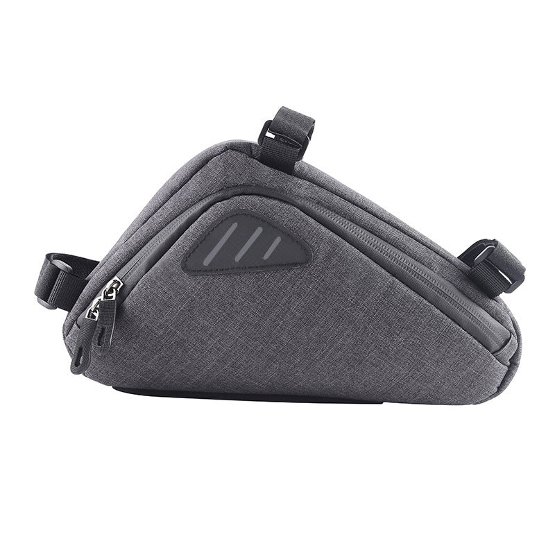Neutral Reflective Bicycle Triangle Bag Mountain Bike Tool Bag Bicycle Down Tube Bag Riding Front Beam Bag