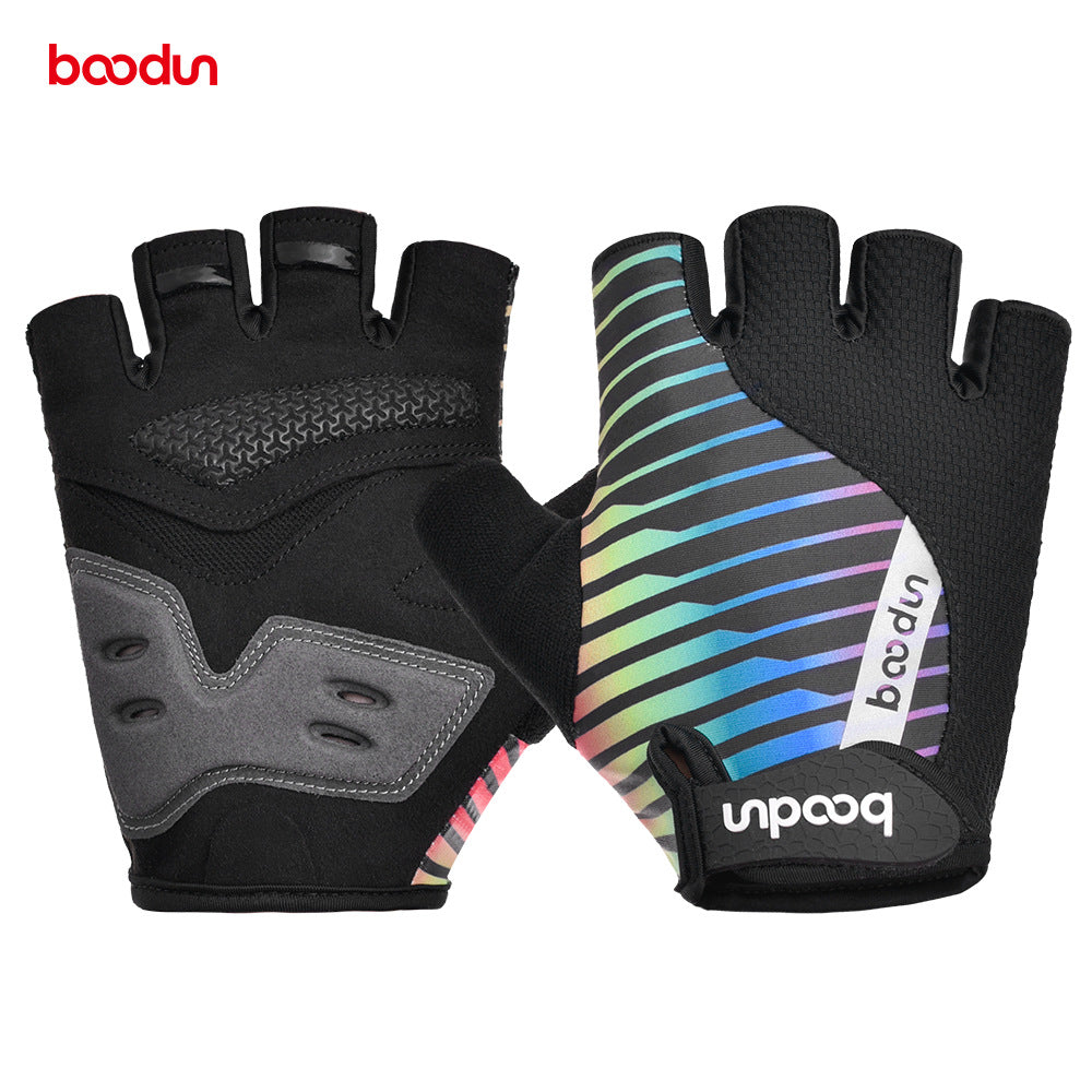 Cycling Gloves Outdoor Sports Dazzling Color Silicone GEL Palm Bicycle Gloves