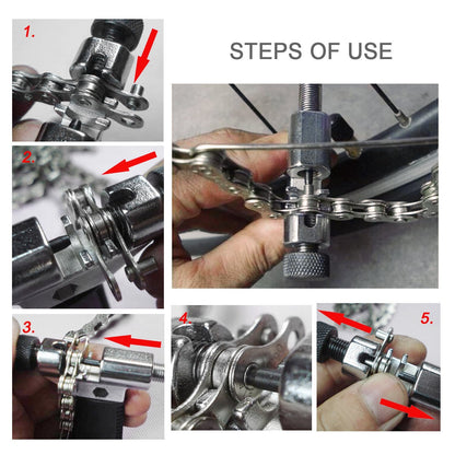 Bicycle Mountain Bike Chain Remover Bicycle Repair Tool With Chain Cutter Repair Tool