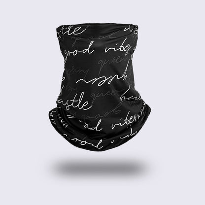 Ice Silk Ear-Mounted Mask Cycling Bicycle Sunscreen Sunshade Sports Neck Protection Breathable Neck Cover Men And Women Spring And Summer Scarf