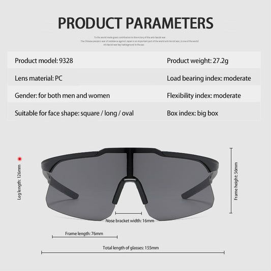 Fashion Riding Protection Goggles Eyewear Polarized Sports Men Sunglasses Mountain Bike Bicycle Road Windshield Cycling Glasses