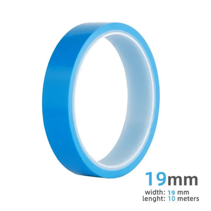 Tensilized Strapping Tape for Tubeless Bicycle Rims, 9.14m long, widths of 23/25/27/29/32/34mm, good residue-holding.