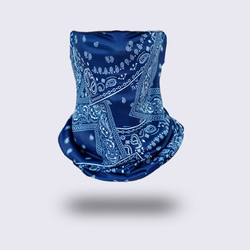 Ice Silk Ear-Mounted Mask Cycling Bicycle Sunscreen Sunshade Sports Neck Protection Breathable Neck Cover Men And Women Spring And Summer Scarf