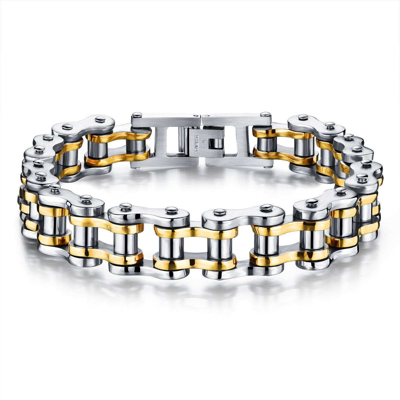 Bracelet Titanium Steel Men's Bracelet Rock Personality Motorcycle Chain Bicycle Bracelet