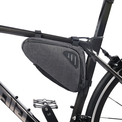 Neutral Reflective Bicycle Triangle Bag Mountain Bike Tool Bag Bicycle Down Tube Bag Riding Front Beam Bag
