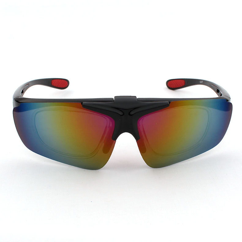 Men's Cycling Glasses Bicycle Outdoor Sports Glasses Sunglasses Flip Sunglasses 821