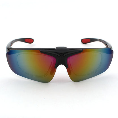 Men's Cycling Glasses Bicycle Outdoor Sports Glasses Sunglasses Flip Sunglasses 821