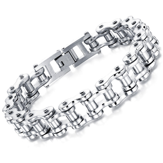 Bracelet Titanium Steel Men's Bracelet Rock Personality Motorcycle Chain Bicycle Bracelet