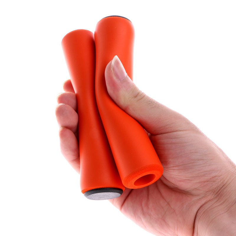 Silicone Handlebar Bicycle New Silicone Material Handlebar Mountain Bike Soft Sponge Handlebar Pair