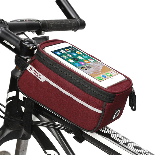 Mountain Bike Bag Front Beam Bag Bicycle Bag Road Car Front Bag Riding Equipment Saddle Bag Upper Tube Bag