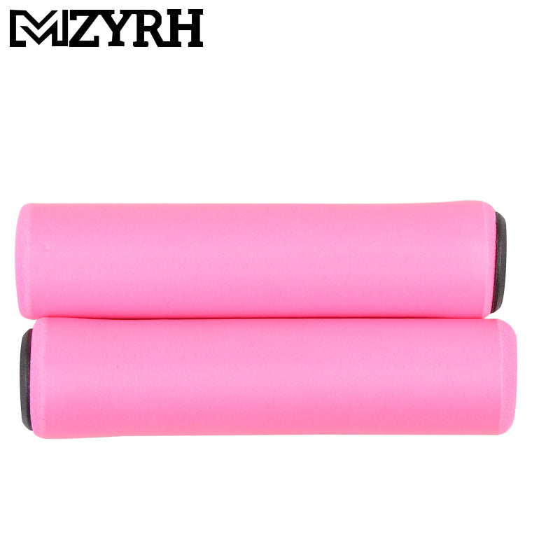 Silicone Grip Bicycle Silicone Material Grip Mountain Bike Sponge Grip Riding Equipment