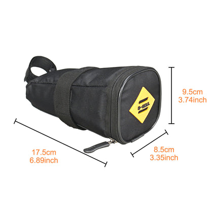 B-SOUL Mountain Folding Bike Riding Accessories Tail Bag Road Bike Anti-Splashing Bicycle Rear Seat Bag Saddle Bag