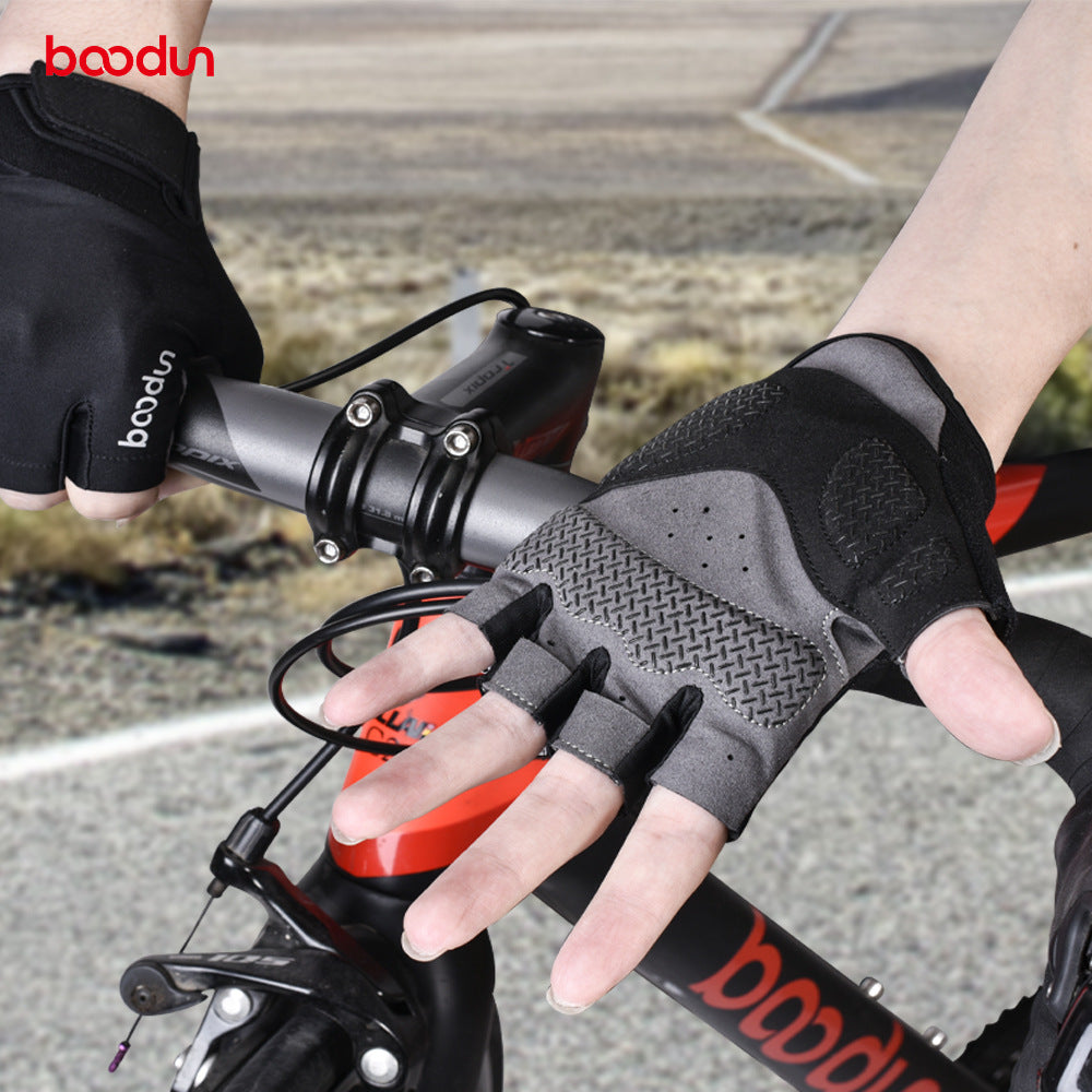 Cycling Gloves Outdoor Non-Slip Bicycle Half-Finger Shock Absorption Breathable Cooling Cycling Gloves