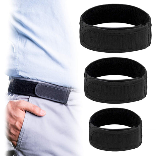 Casual Lazy Waist Belt, Elastic Waist Belt, Velcro Single-Sided Buckle Nylon Strap, Convenient Sticker, Cross-Border Outdoor