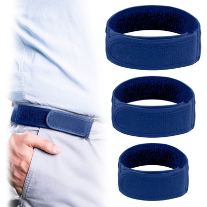 Casual Lazy Waist Belt, Elastic Waist Belt, Velcro Single-Sided Buckle Nylon Strap, Convenient Sticker, Cross-Border Outdoor