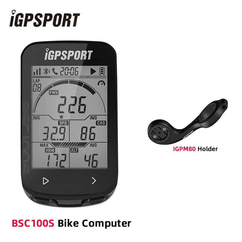 iGPSPORT BSC100S Bike Computer 2.6 Inch Screen Cps Cycling Navigation Speed Cadence Sensor Smart Simple Operate Bicycle Computer