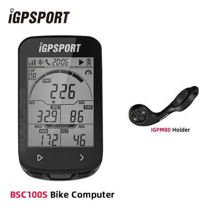 iGPSPORT BSC100S Bike Computer 2.6 Inch Screen Cps Cycling Navigation Speed Cadence Sensor Smart Simple Operate Bicycle Computer