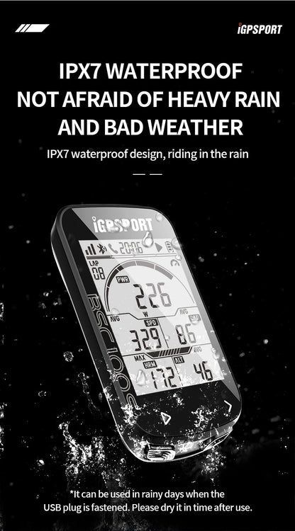 iGPSPORT BSC100S Bike Computer 2.6 Inch Screen Cps Cycling Navigation Speed Cadence Sensor Smart Simple Operate Bicycle Computer