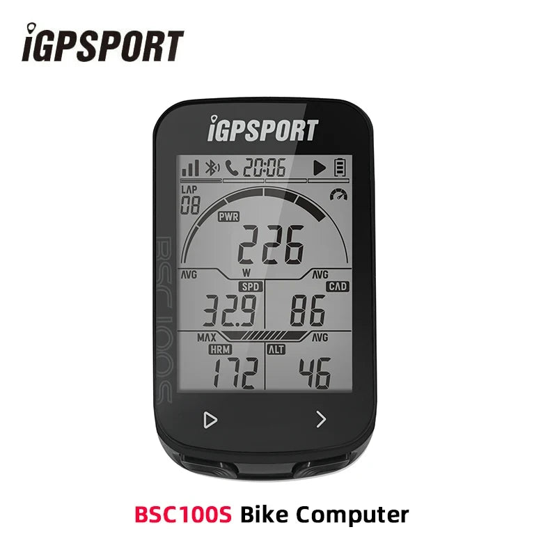 iGPSPORT BSC100S Bike Computer 2.6 Inch Screen Cps Cycling Navigation Speed Cadence Sensor Smart Simple Operate Bicycle Computer