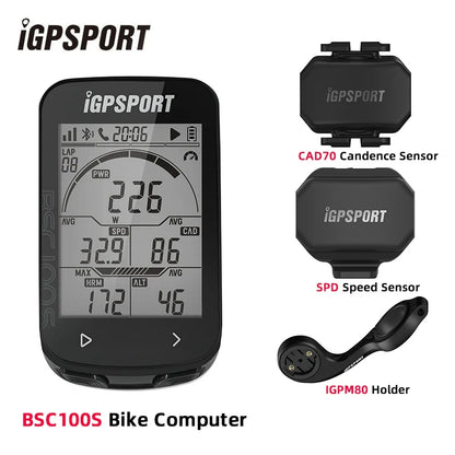 iGPSPORT BSC100S Bike Computer 2.6 Inch Screen Cps Cycling Navigation Speed Cadence Sensor Smart Simple Operate Bicycle Computer