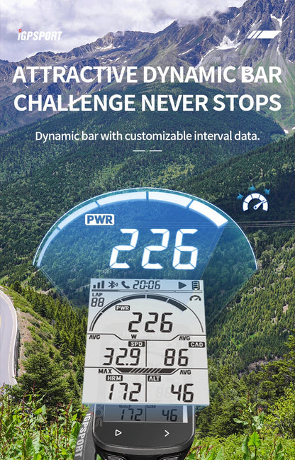 iGPSPORT BSC100S Bike Computer 2.6 Inch Screen Cps Cycling Navigation Speed Cadence Sensor Smart Simple Operate Bicycle Computer