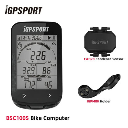 iGPSPORT BSC100S Bike Computer 2.6 Inch Screen Cps Cycling Navigation Speed Cadence Sensor Smart Simple Operate Bicycle Computer